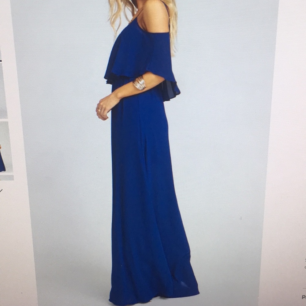 Caitlin Ruffle Maxi Dress - Picture 2 of 5